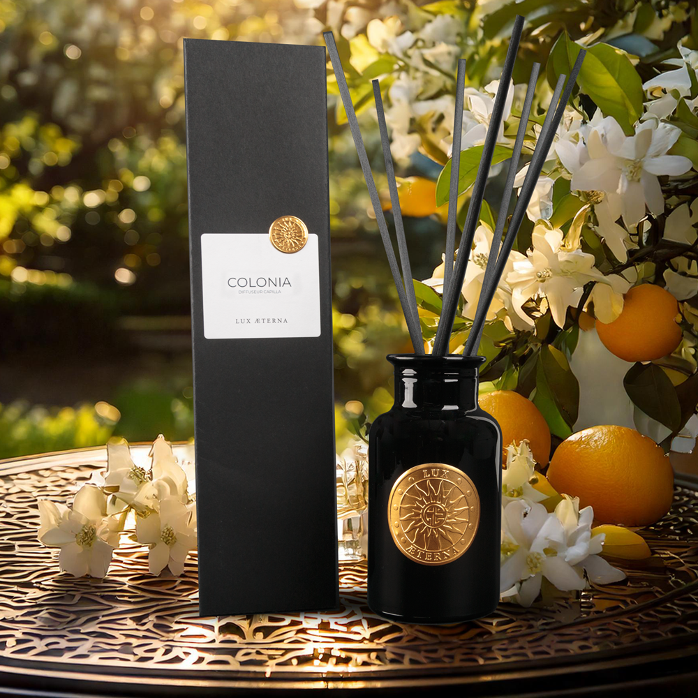 Diffuseur parfum artisanal Colonia Orange Verte | Diffuseur de luxe haut de gamme